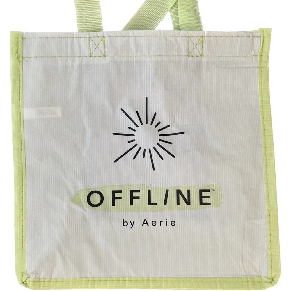 Offline by Aerie | Green Small Reusable Shopping Bag